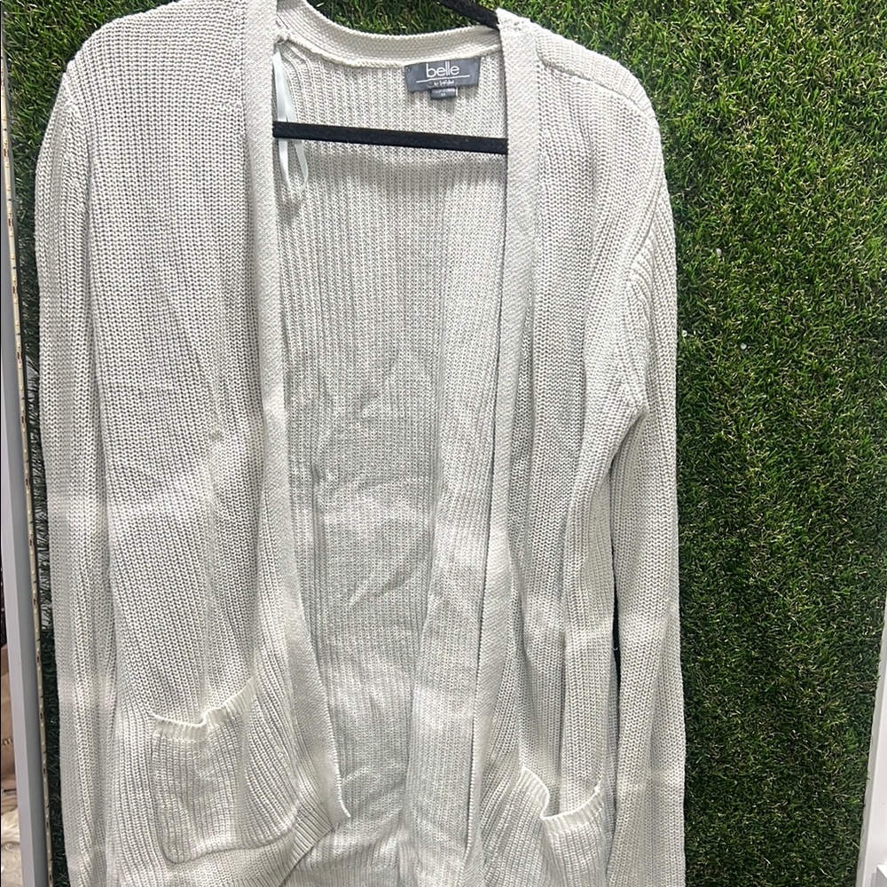 Mint Green Tie Die Cardigan Sweater Classic Design